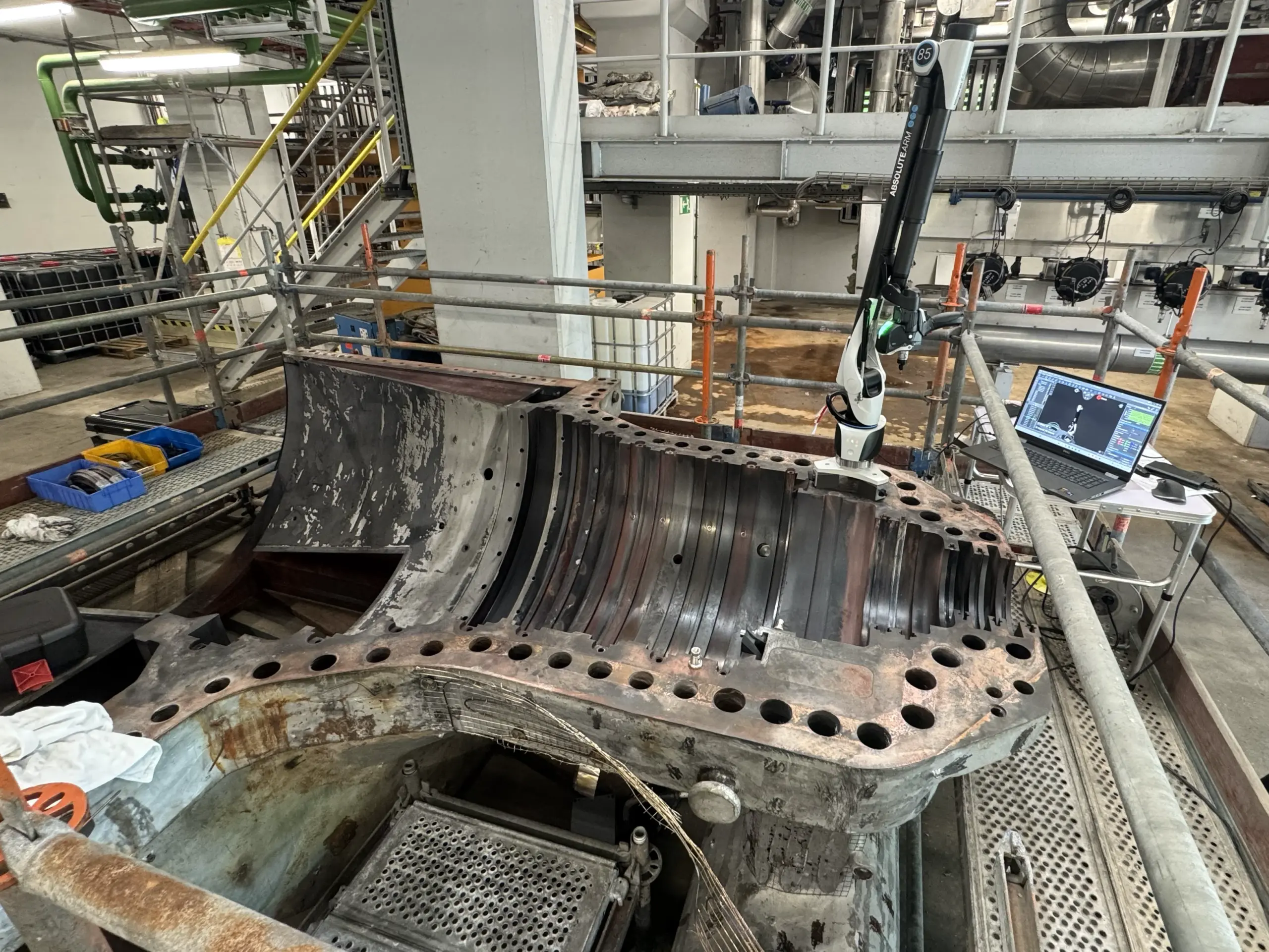 Reverse Engineering von Turbinengehäusen