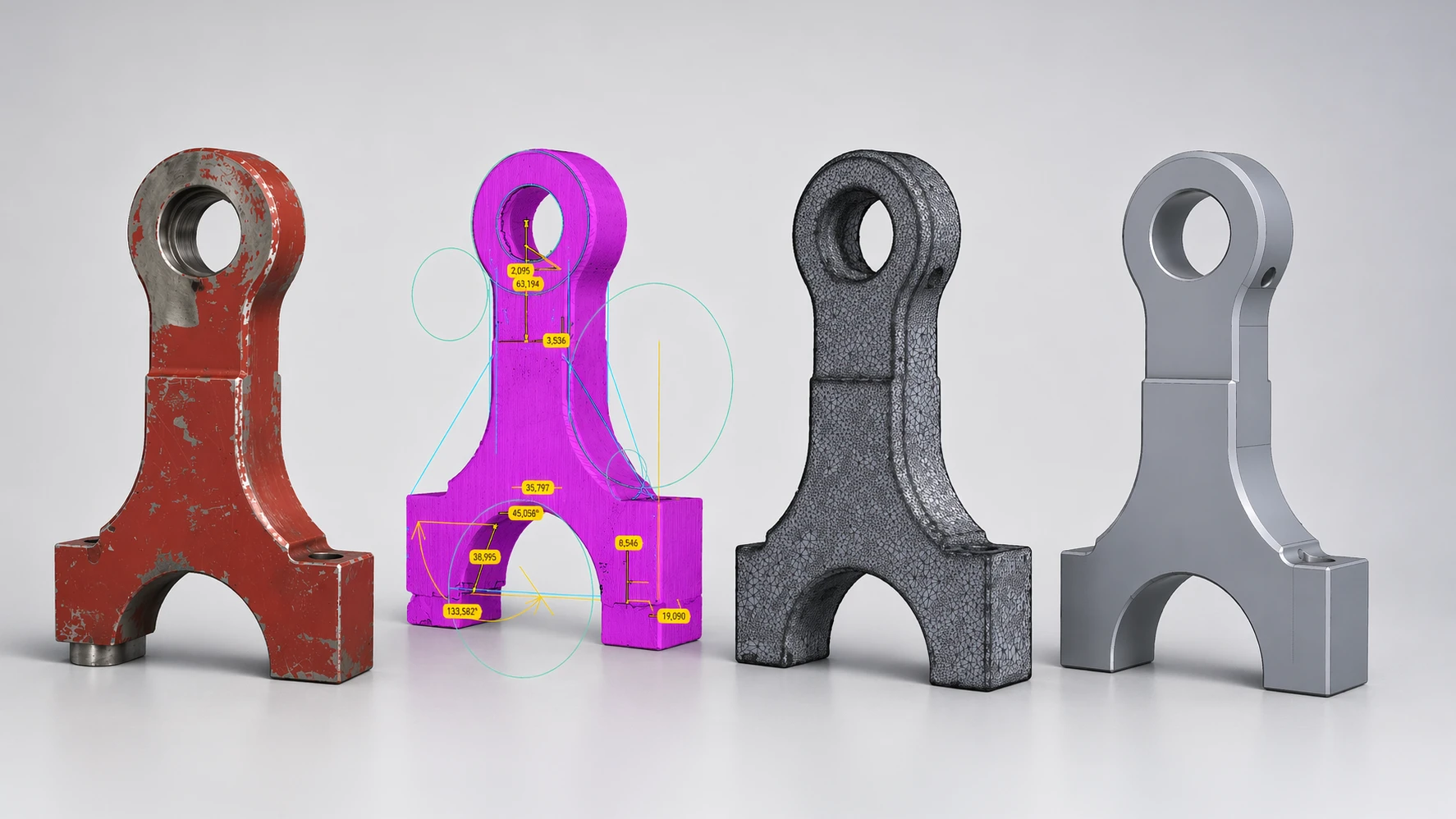 Express Reverse Engineering eines Pleuels (HD-Pumpe)