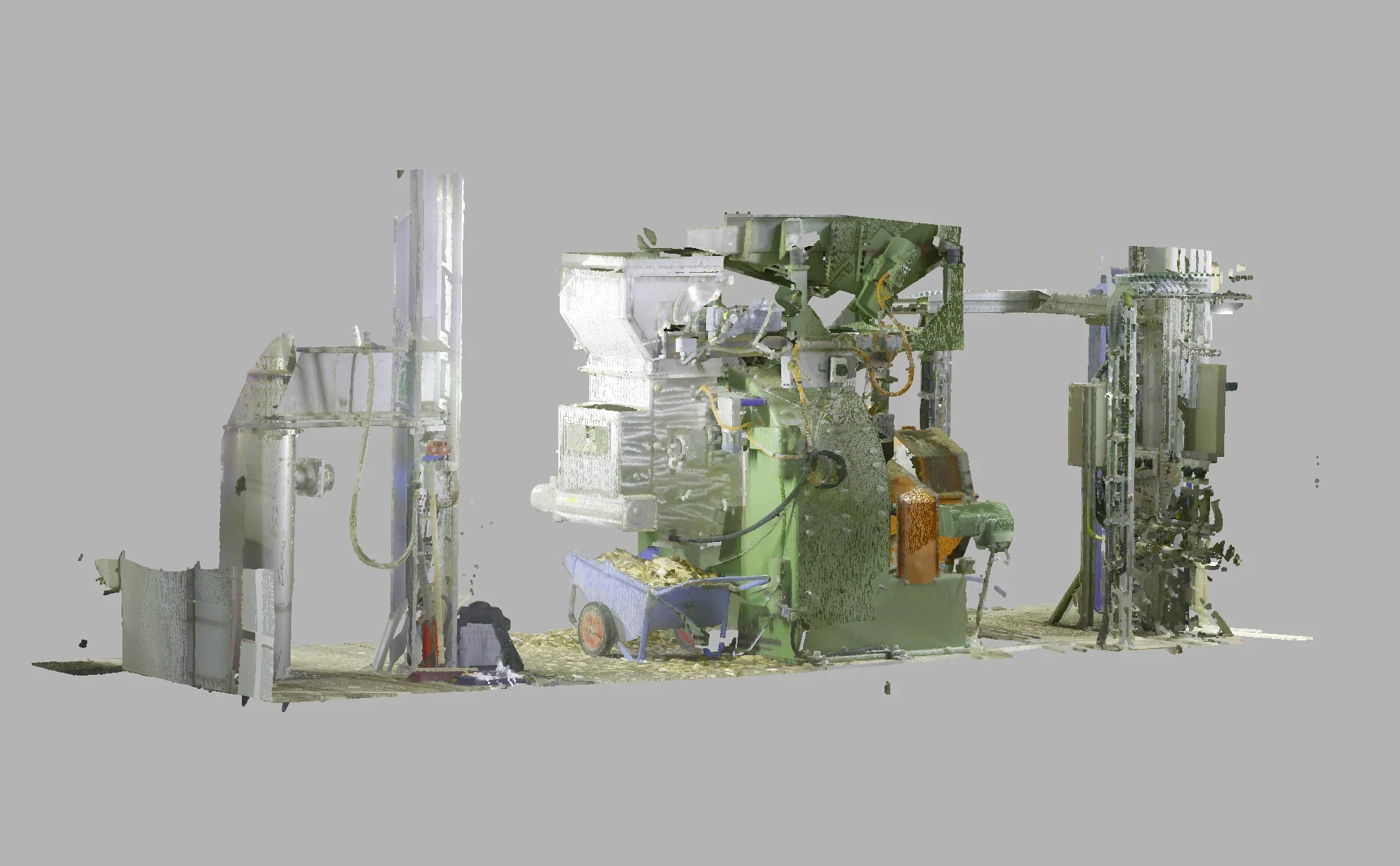 Optimierung einer Holzverarbeitungsanlage durch 3D-Scan